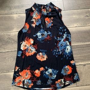 Daniel Rainn Floral Sleeveless Tank